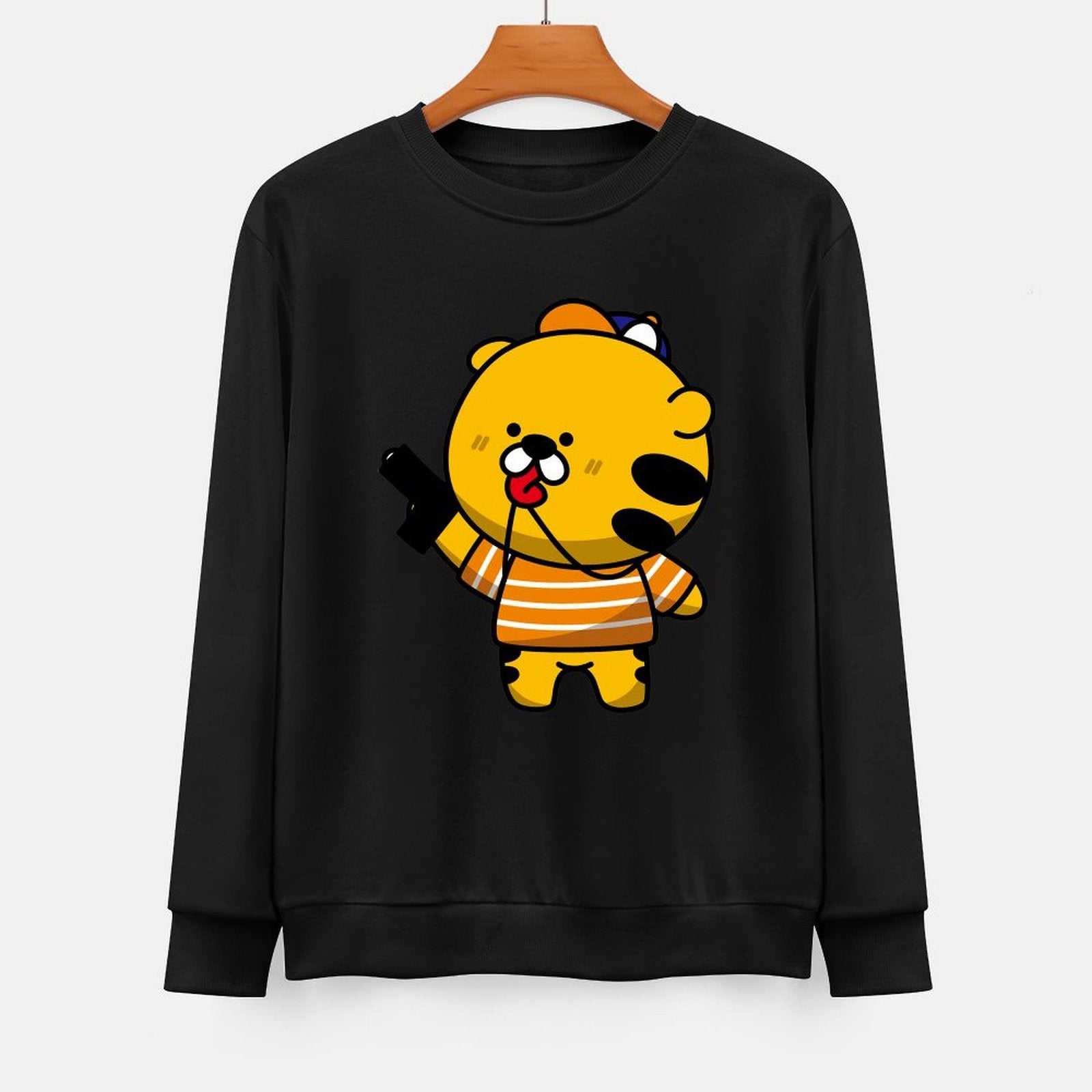 Front Patterned Long Sleeve TopMade-to-Order Relaxed Fit